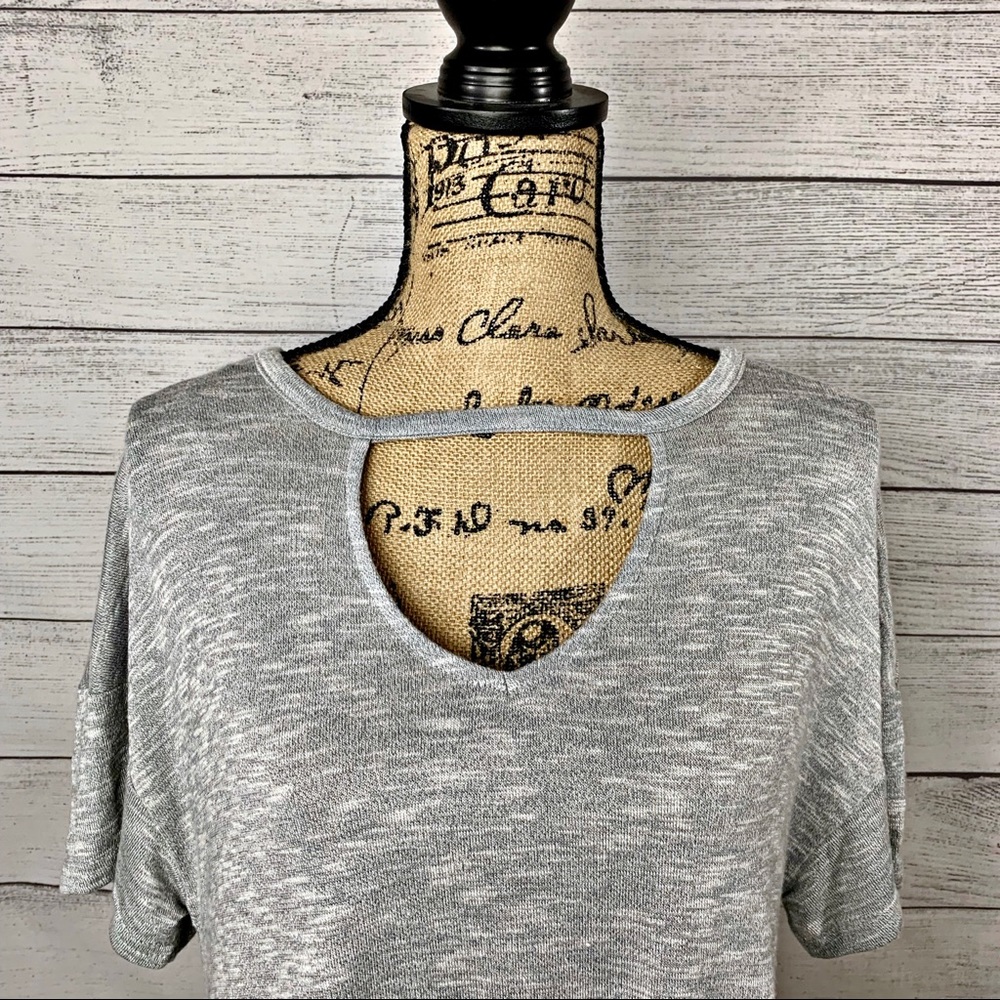 Juicy Couture | Cutout Shark-Bite Tee Shirt SZ S - Picture 4 of 8